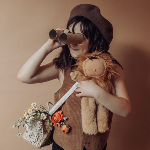 olli ella lappenpop cozy dinkum doll - lion pip - 31 cm  