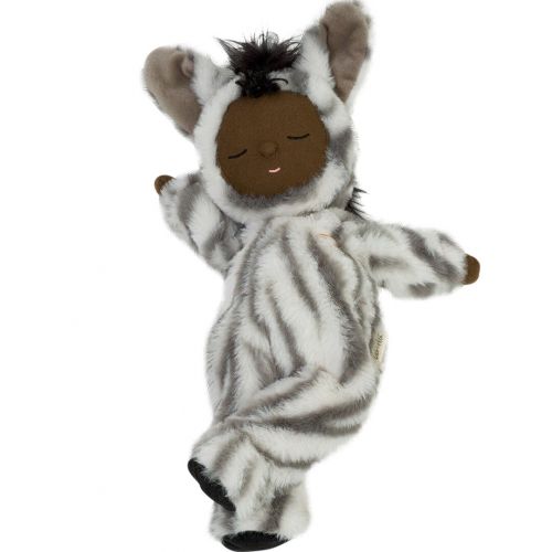 olli ella lappenpop cozy dinkum doll - zebra mini - 31 cm 