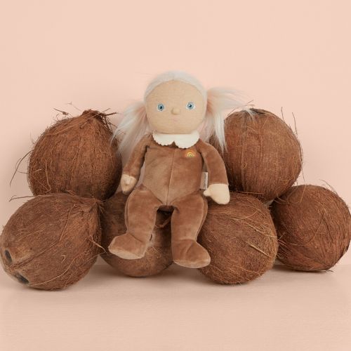 olli ella lappenpop dinky dinkum doll - coco coconut - 22 cm 