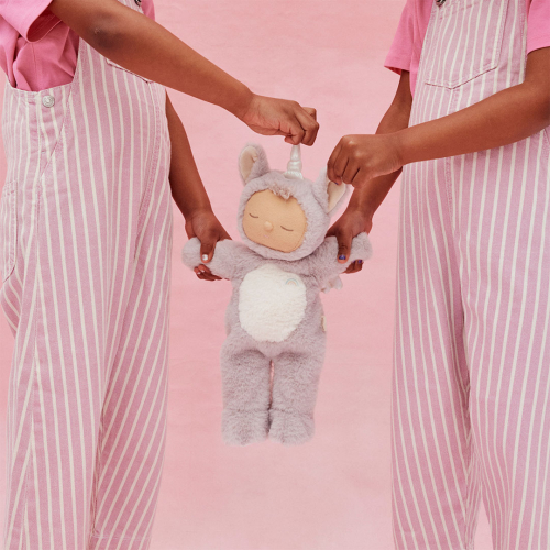olli ella lappenpop eenhoorn cozy dinkum doll - sweetpea - 32 cm