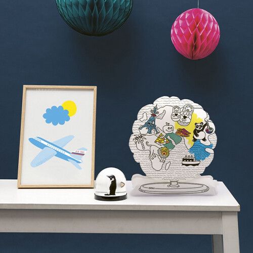 omy inkleurbaar 3D speelfiguur atlas