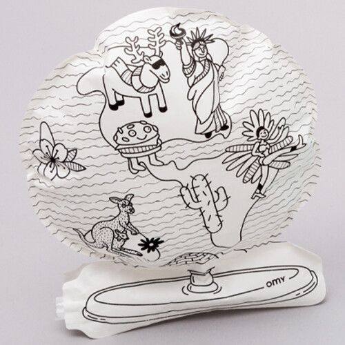 omy inkleurbaar 3D speelfiguur atlas