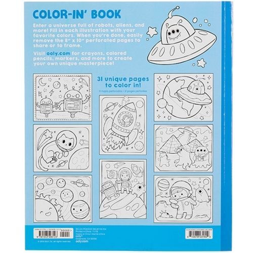 ooly kleurboek ruimtevaart 