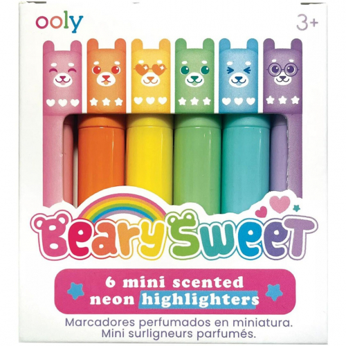 ooly markeerstiften beary sweet met geur - 6st