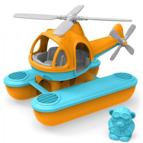 green toys zeehelikopter blauw-oranje