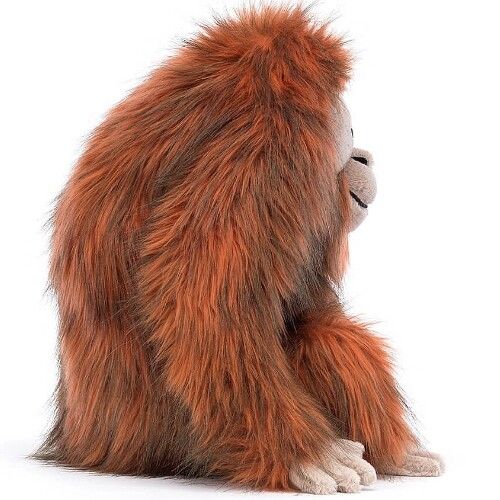 jellycat singe en peluche oswald orang-outan - 34 cm