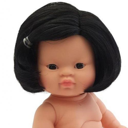 paola reina babypop gordi meisje met zwart haar - maylin - 34 cm