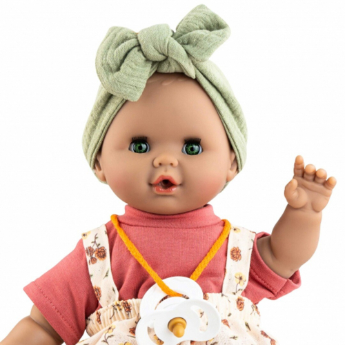paola reina babypop sonia met geluid - bloemen - 36 cm