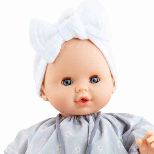 paola reina babypop sonia met geluid - lichtblauw - 36 cm