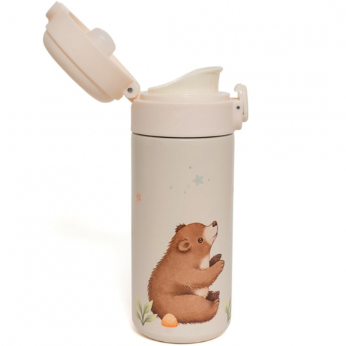 petit monkey rvs drinkfles bear and stars - 350 ml
