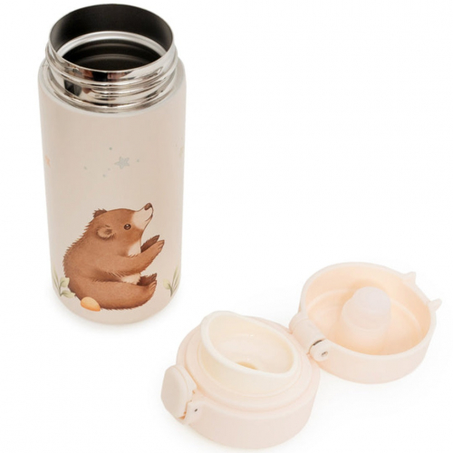 petit monkey rvs drinkfles bear and stars - 350 ml