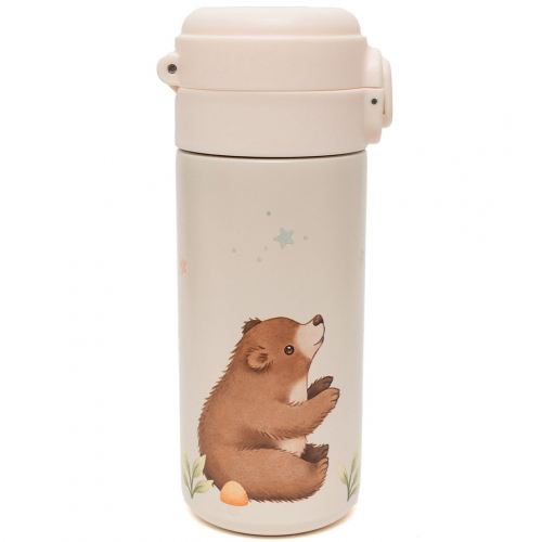 petit monkey rvs drinkfles bear and stars - 350 ml