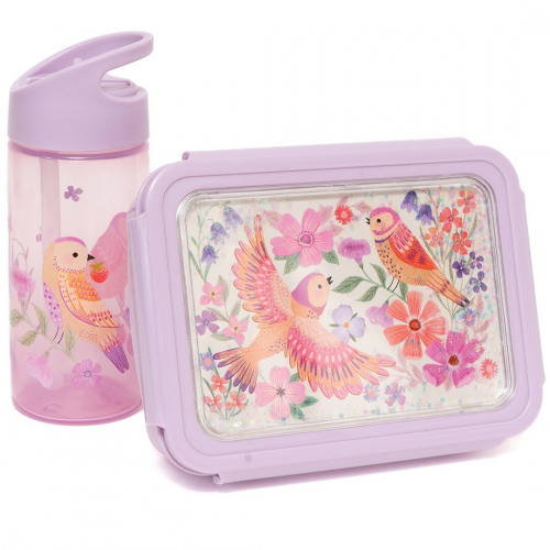 petit monkey bento broodtrommel - birds of a feather