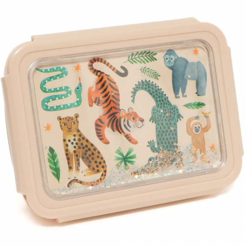 petit monkey bento broodtrommel - upside down animals