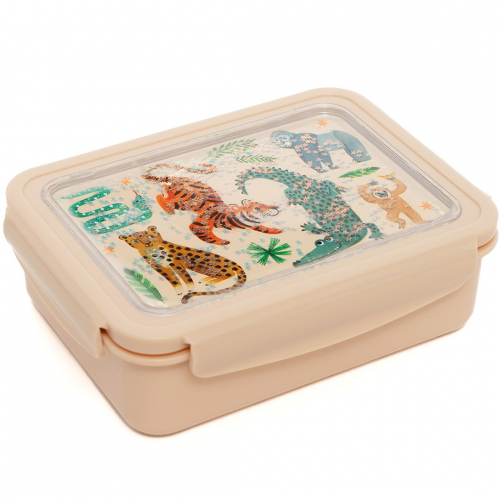 petit monkey bento broodtrommel - upside down animals