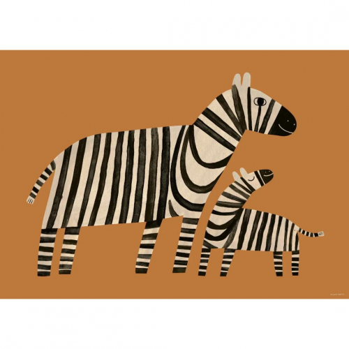 petit monkey poster - zebra's  