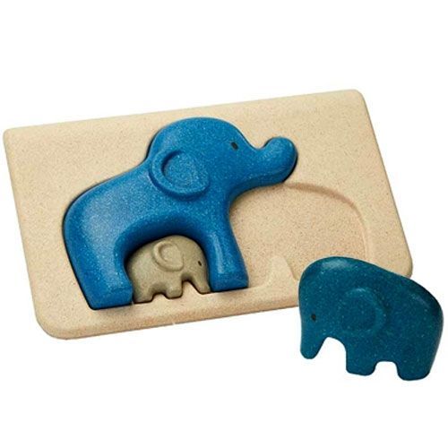 plan toys puzzel olifant familie