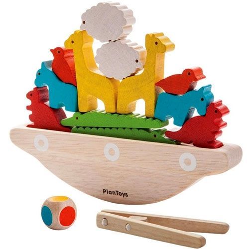 plan toys stapelspel balanceerboot