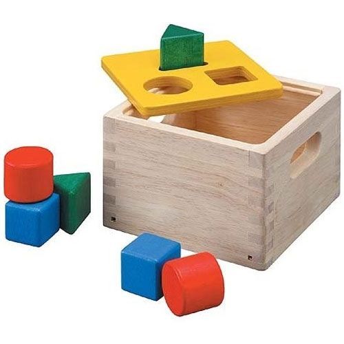 plan toys vormendoos vierkant