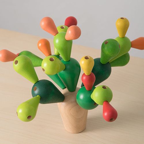 plan toys balanceerspel cactus