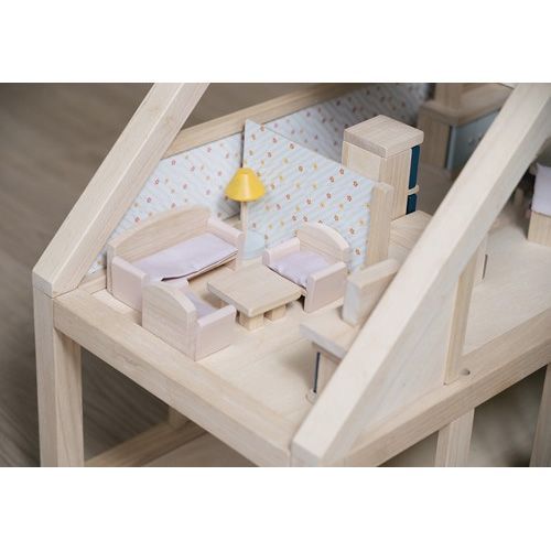 plan toys poppenhuis woonkamer - orchard