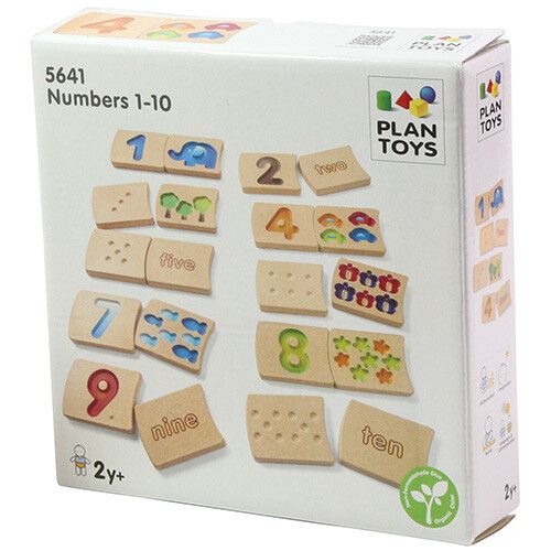 plan toys puzzel cijfers - 1 tot 10