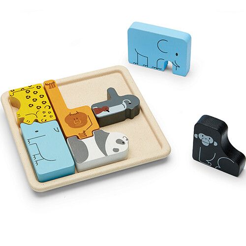 plan toys puzzel dieren