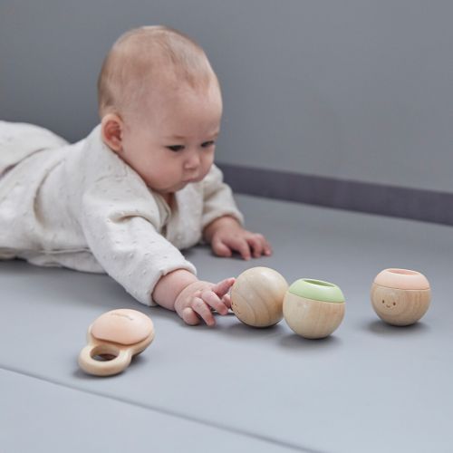 plan toys sensory tuimelaars - modern rustic - 3st