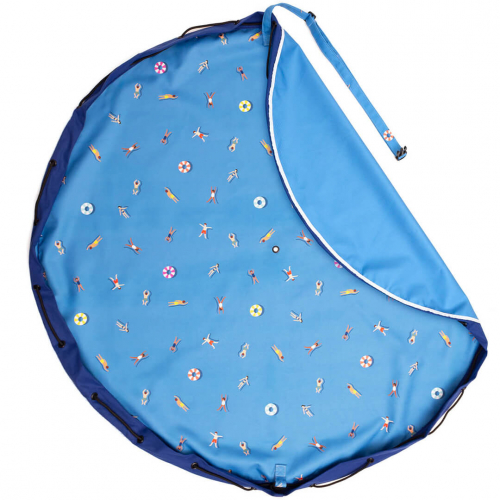 play&go tapis de jeu étanche et sac de rangement pour l'extérieur – swim fun