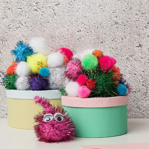 pompons glitter - 60st