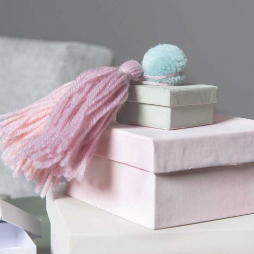 pompons natur mix - 24st
