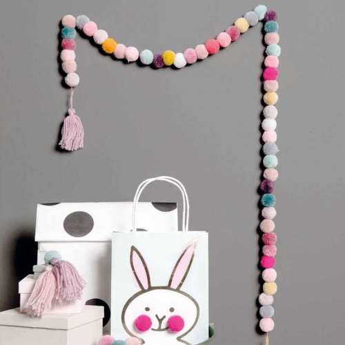 pompons natur mix - 24st