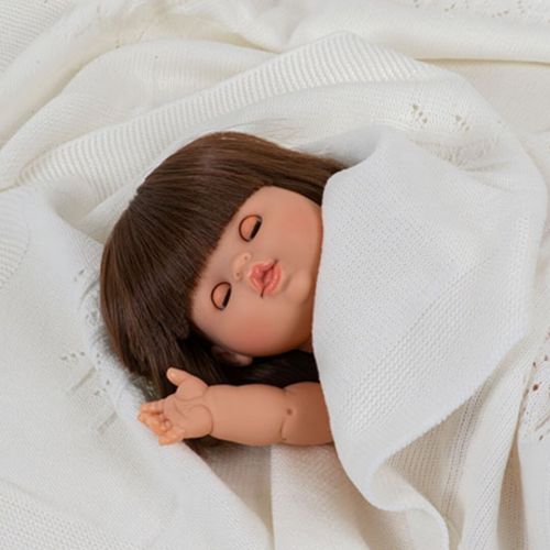 minikane babypop met slaapoogjes chloé - 34 cm 