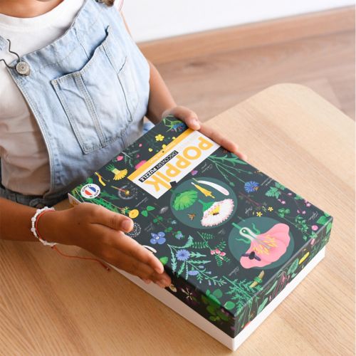 poppik puzzel met poster botanisch - 1000st