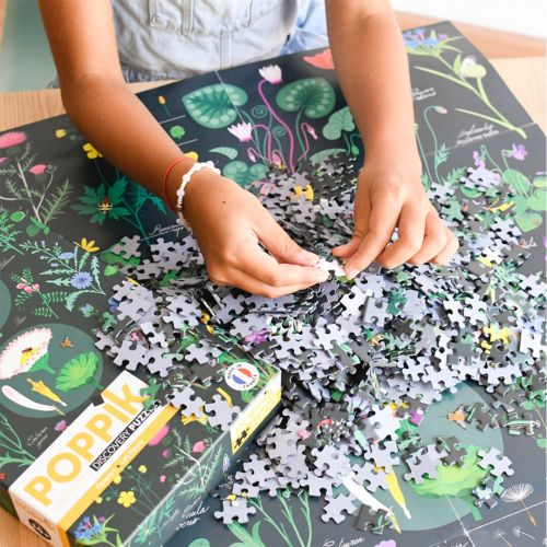 poppik puzzel met poster botanisch - 1000st
