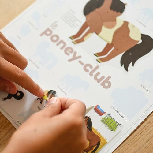 poppik stickerposter ponyclub - mini
