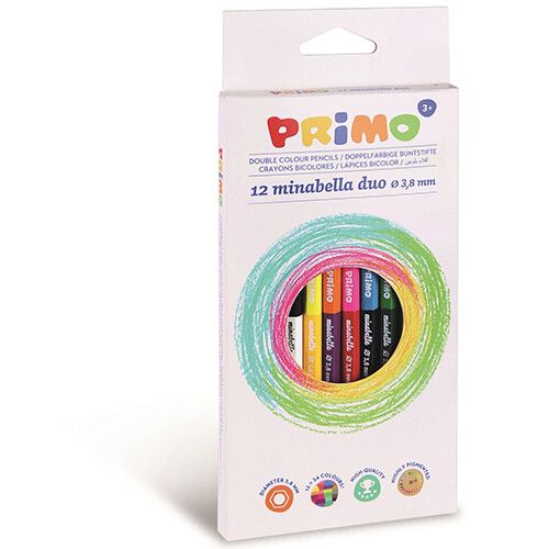primo minabella dubbele kleurpotloden - 12st