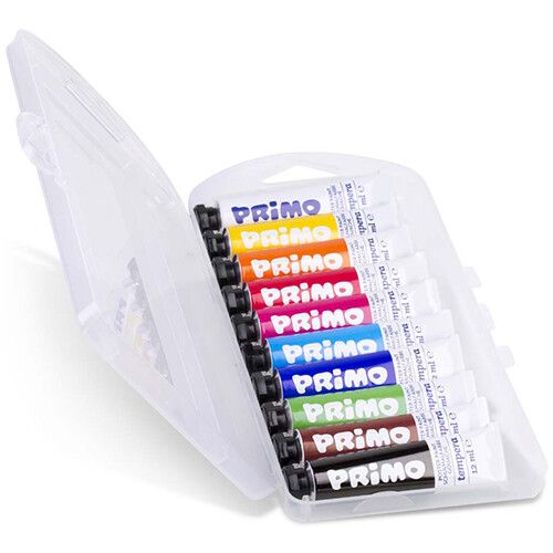 primo plakkaatverf - 12 kleuren