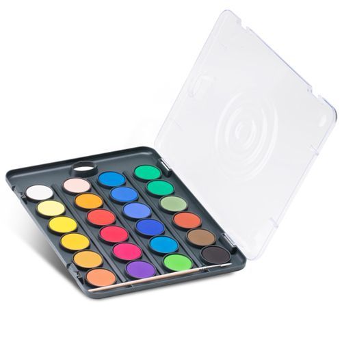 primo waterverf tablet 24 kleuren