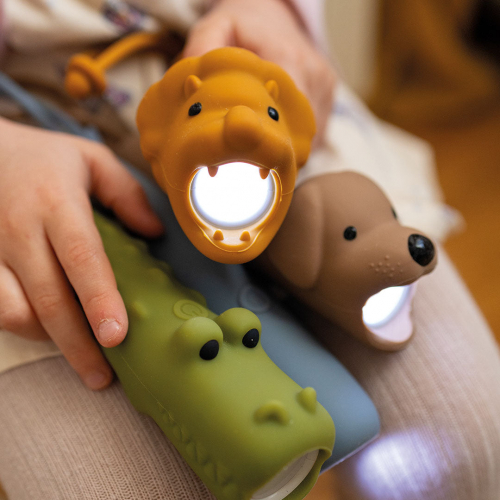 rabbit & friends zaklamp hond  