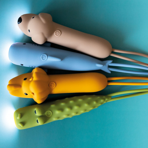 rabbit & friends zaklamp hond  