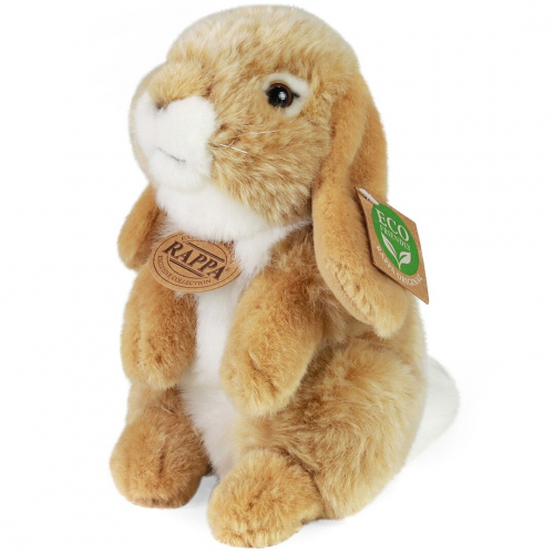 rappa knuffelkonijn staand beige - 18 cm