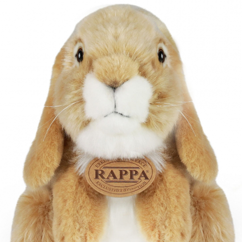 rappa knuffelkonijn staand beige - 18 cm