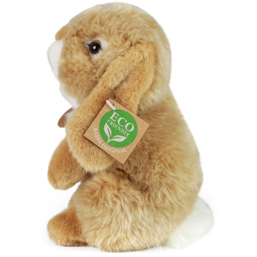 rappa knuffelkonijn staand beige - 18 cm