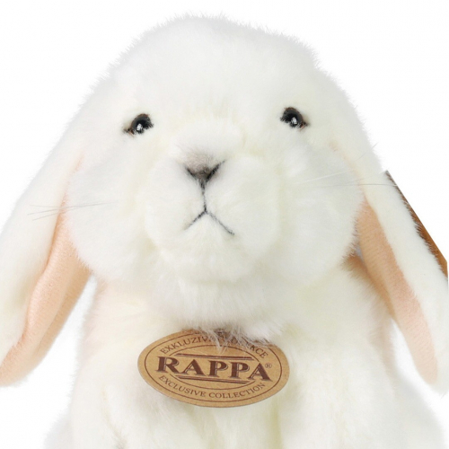 rappa knuffelkonijn staand wit - 18 cm