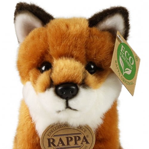 rappa knuffelvos zittend - 18 cm