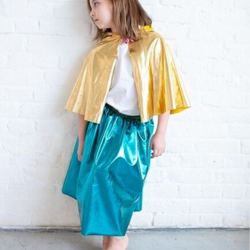 ratatam kinderrok metallic blauw lang ilovespeelgoed