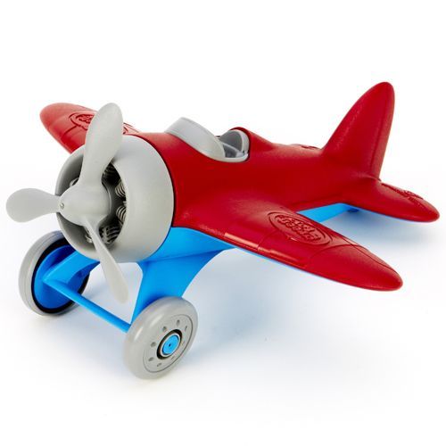 green toys vliegtuig rood