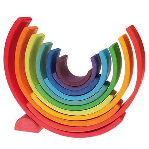 grimm's regenboog stapeltoren - 12 bogen 36 cm 