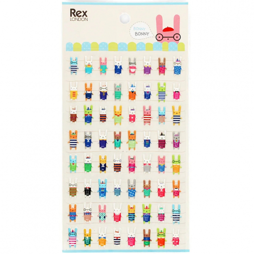 rex london 3D stickers bonny bunny